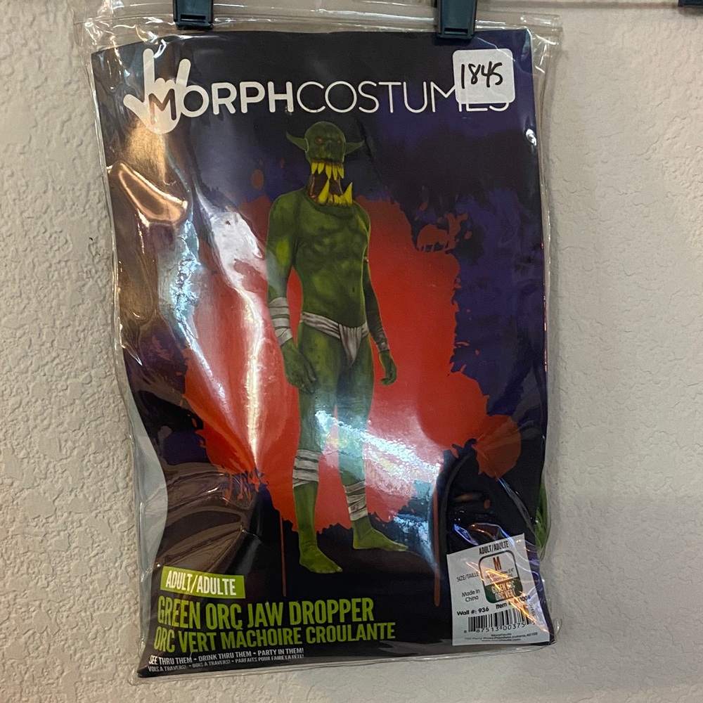 Morphsuit Green Orc Costume-Adult Medium